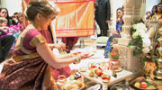 Gauri Pooja Hindu wedding